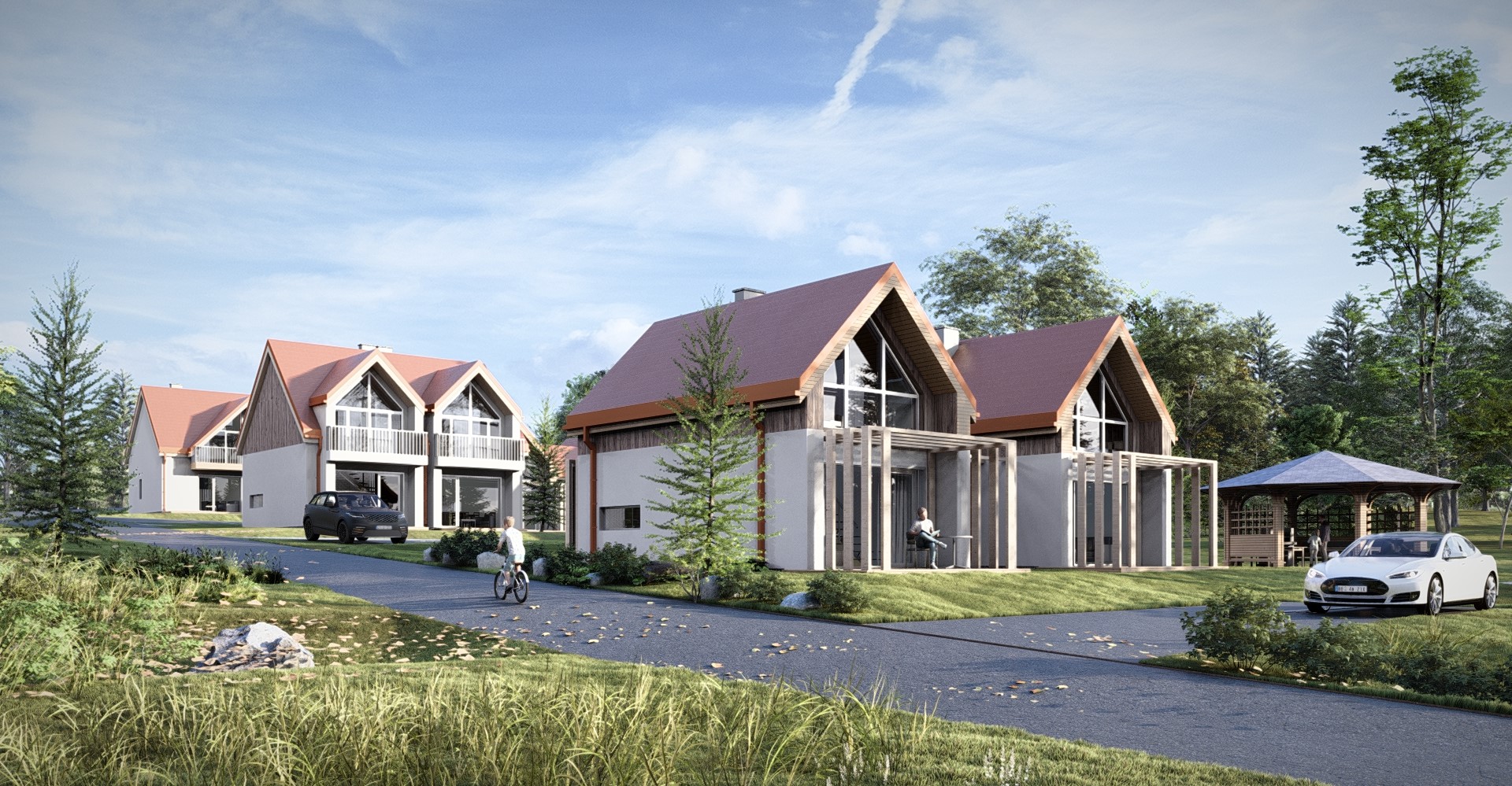 Osiedle BergMont — widok od frontu