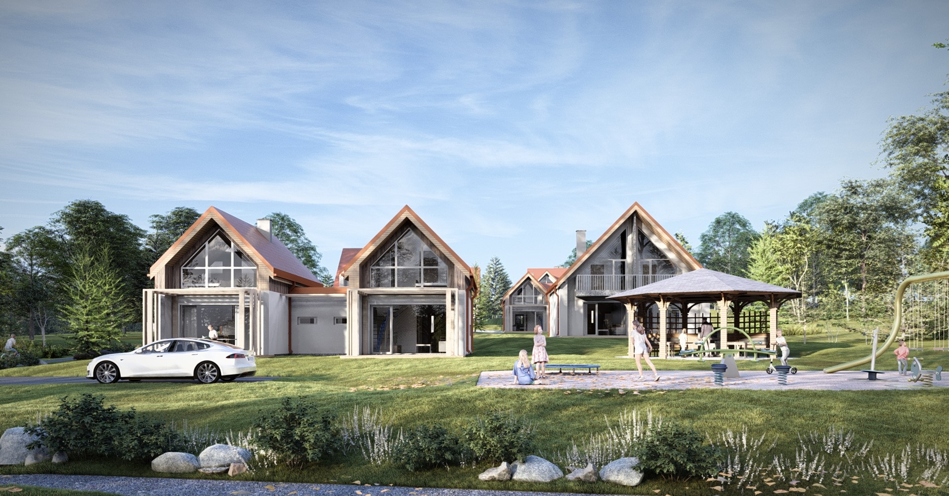 Osiedle BergMont — widok z boku